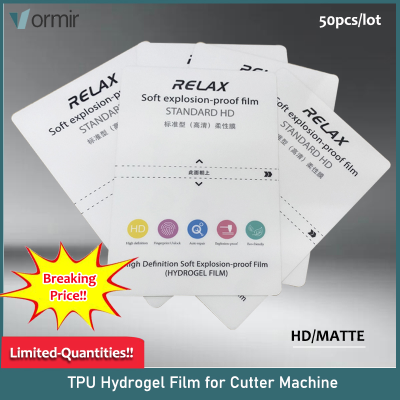 Screen Protector Cutter - VORMIR 50pcs 스마트 폰용 TPU 필름