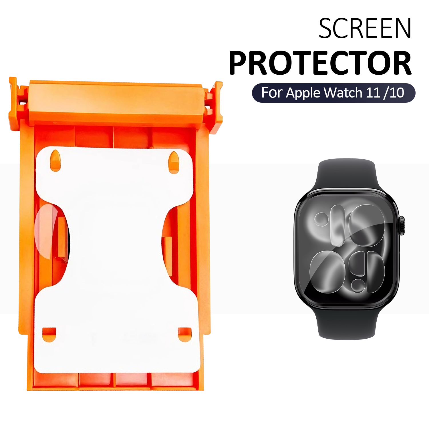 Glass Protector Auto - 애플워치 11/10 스크린 보호필름 자동 정렬
