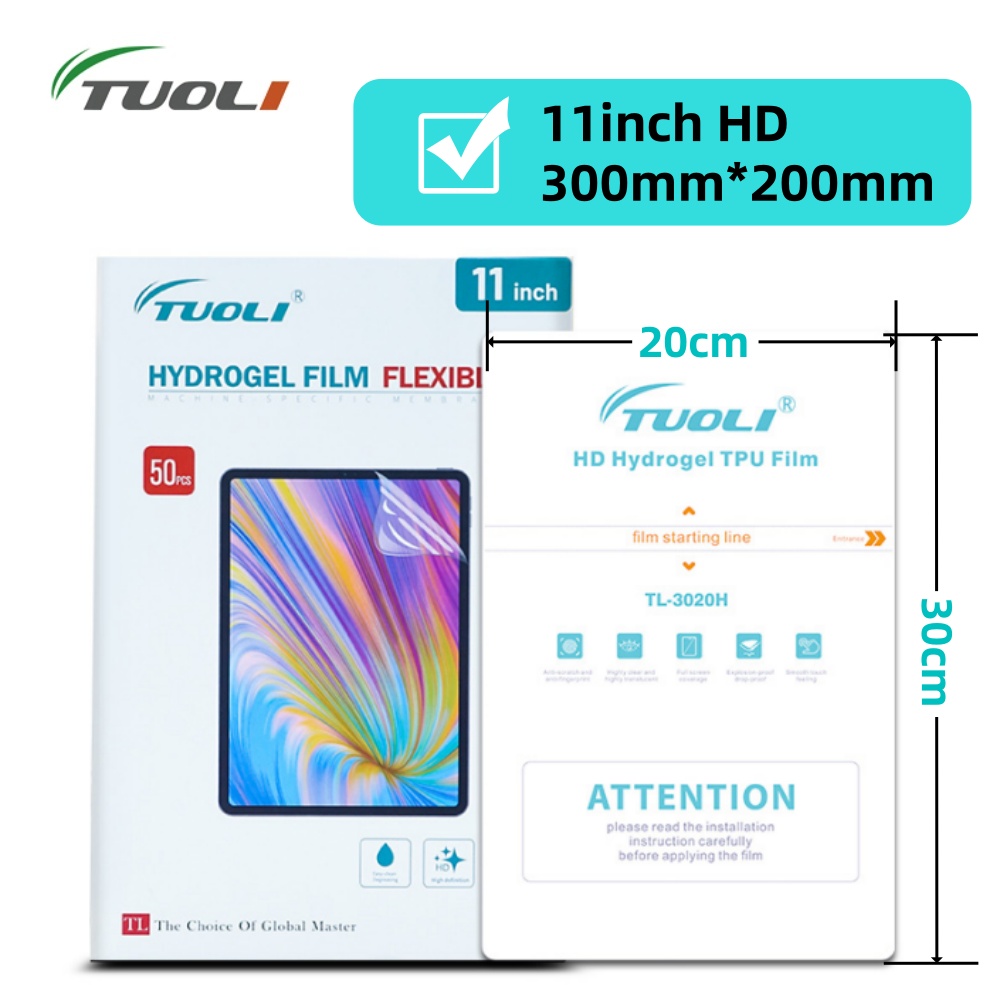 Screen Protector Cutter - TUOLI 10pcs 범용 태블릿 필름 하이드로