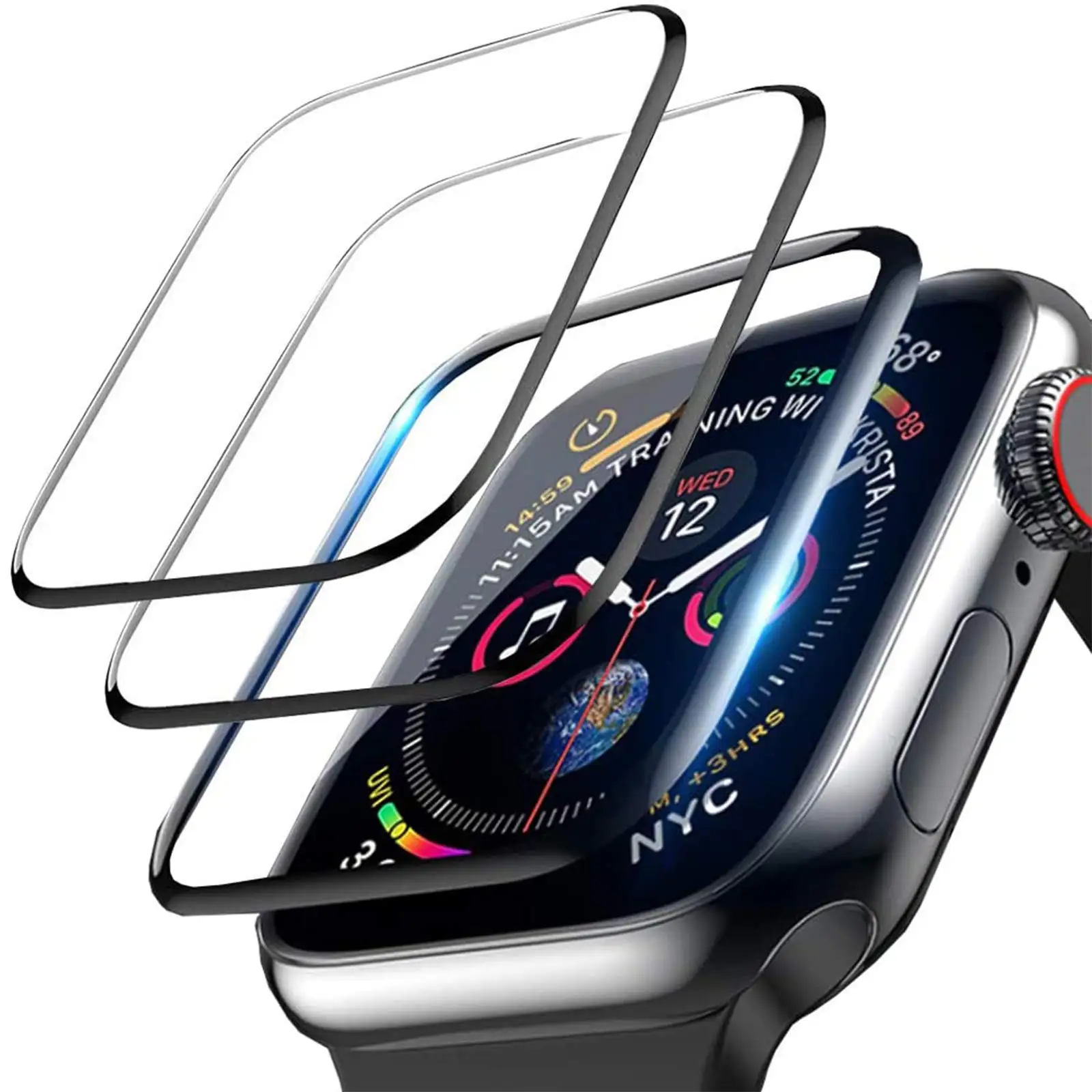 Apple Watch 밴드 용 3D 강화 유리 41mm - Smartwatch Screen Film 리뷰 및 가격
