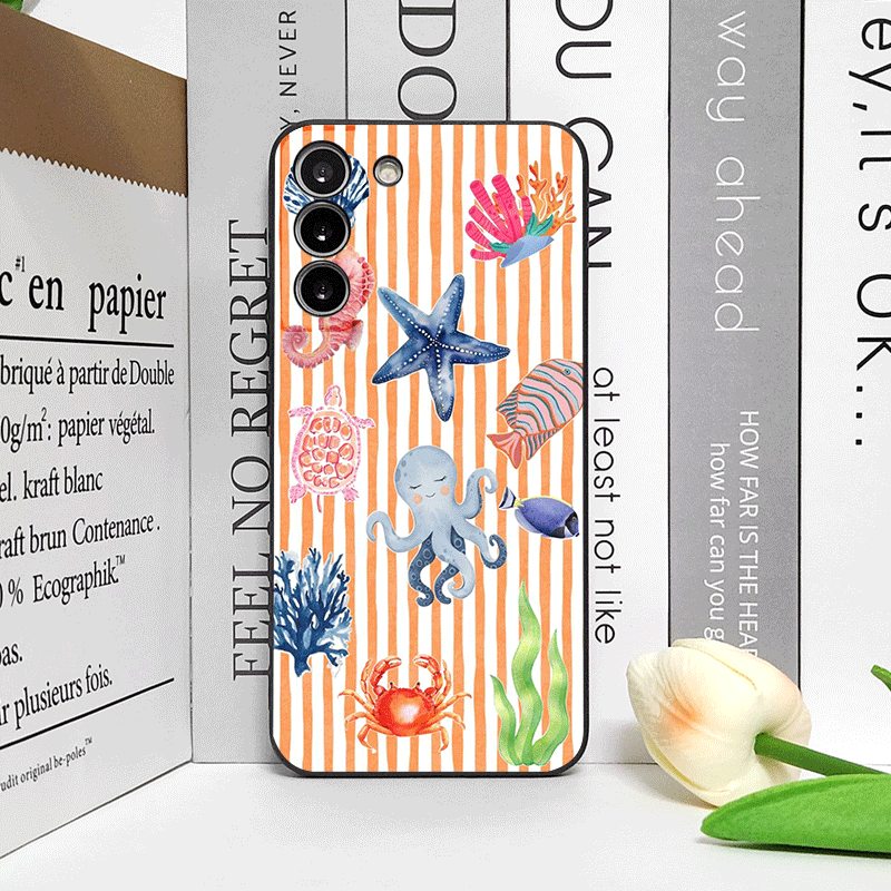 재미있는 정어리 색깔 물고기 해양 생물 게 휴대폰 케이 - Huawei Nova 12 리뷰 및 가격